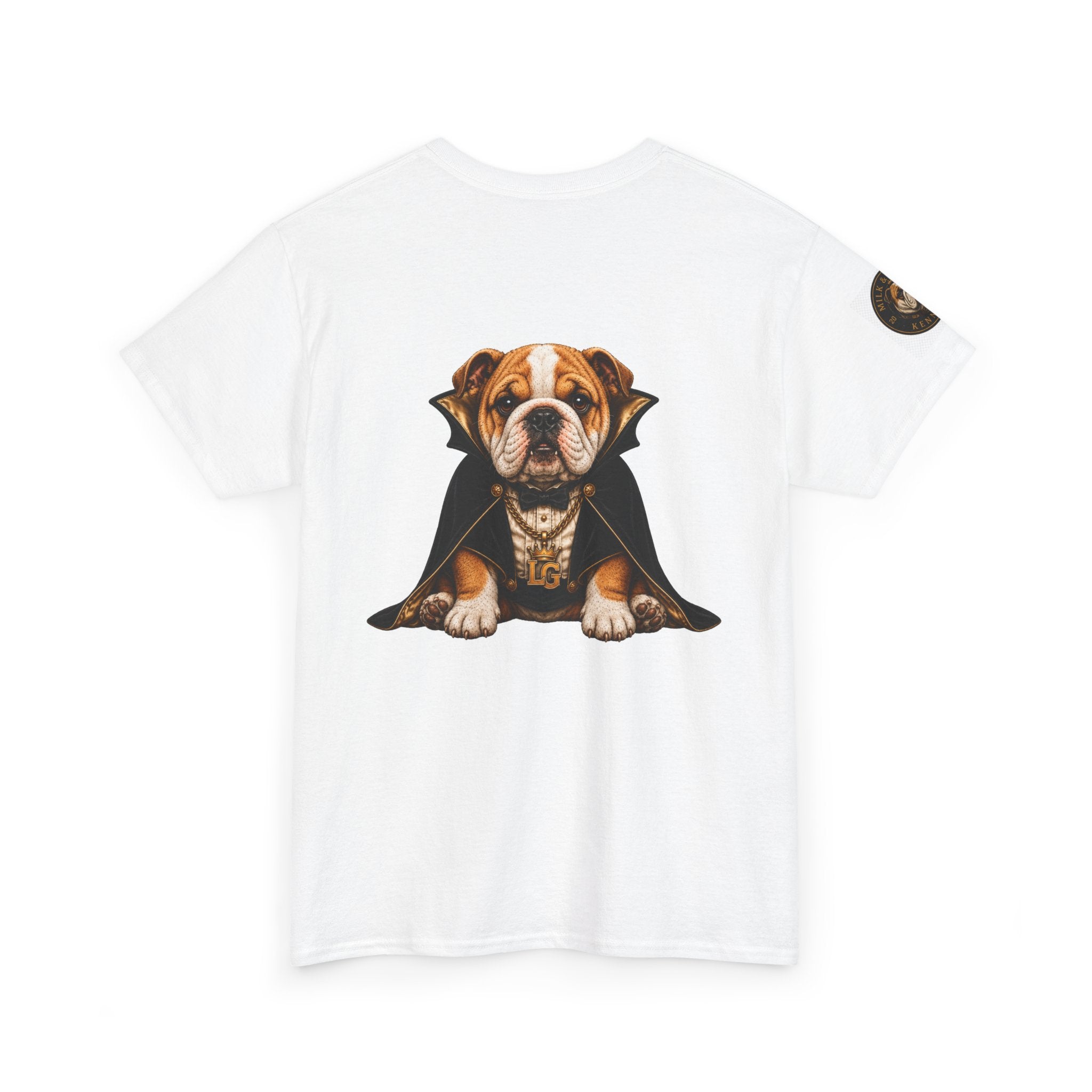 Lil Groot Vampire Halloween English Bulldog T-Shirt – Unisex Heavy Cotton Tee