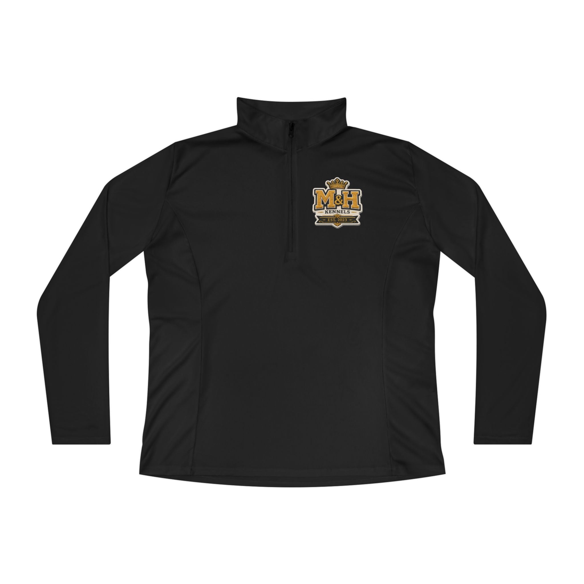 Ladies Quarter-Zip Bees Sting Pullover