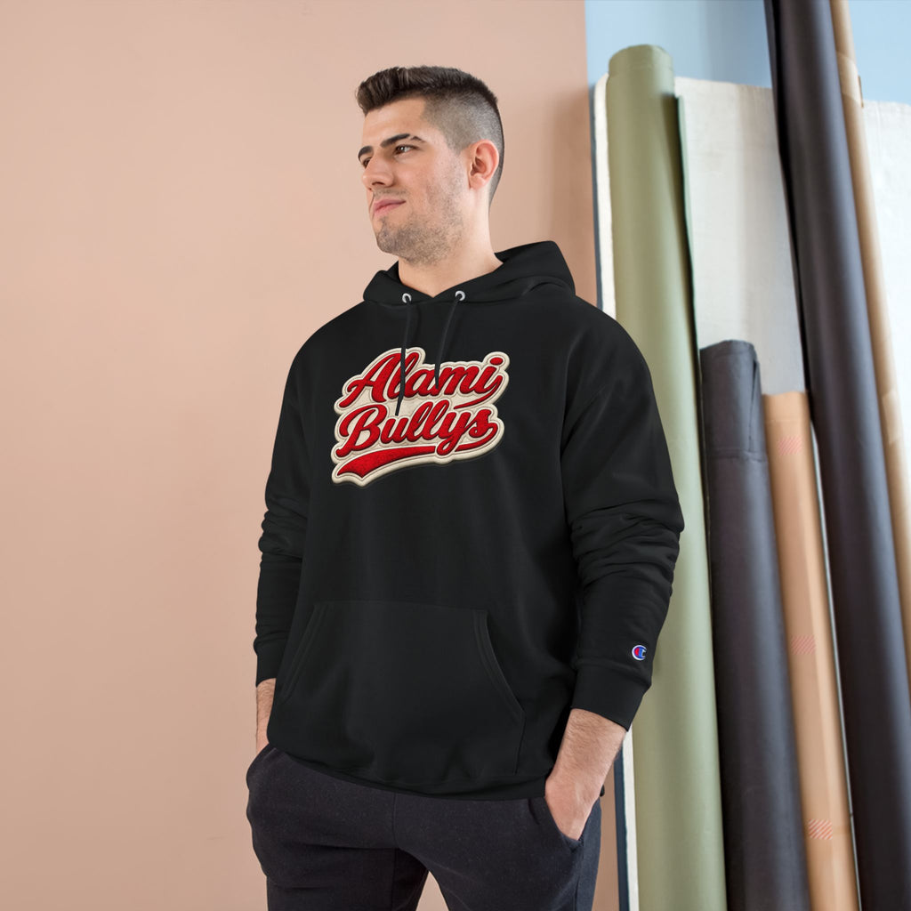 Alami Bullys Champion Hoodie — Retro Script Founders Exclusive