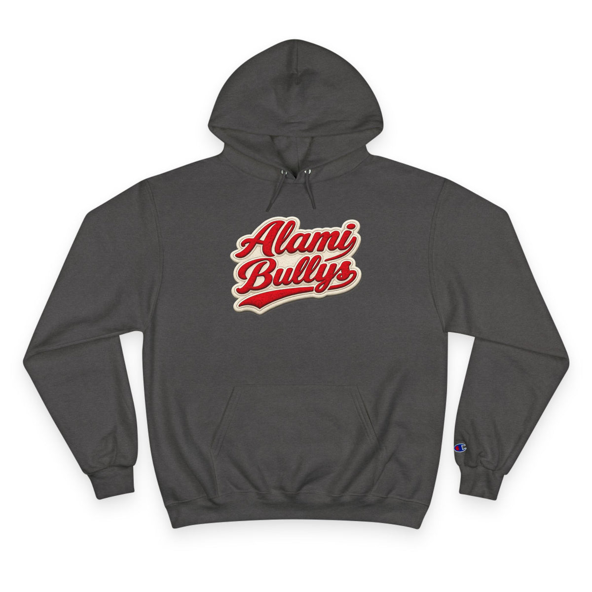 Alami Bullys Champion Hoodie — Retro Script Founders Exclusive