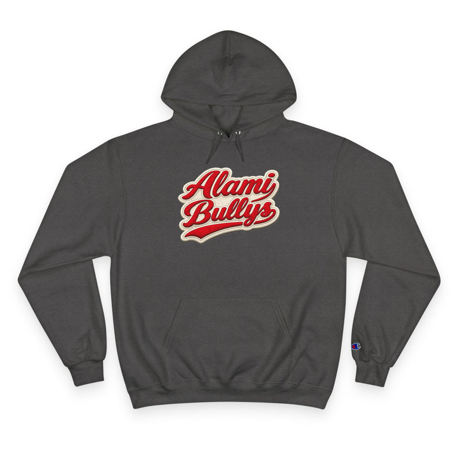Alami Bullys Champion Hoodie — Retro Script Founders Exclusive