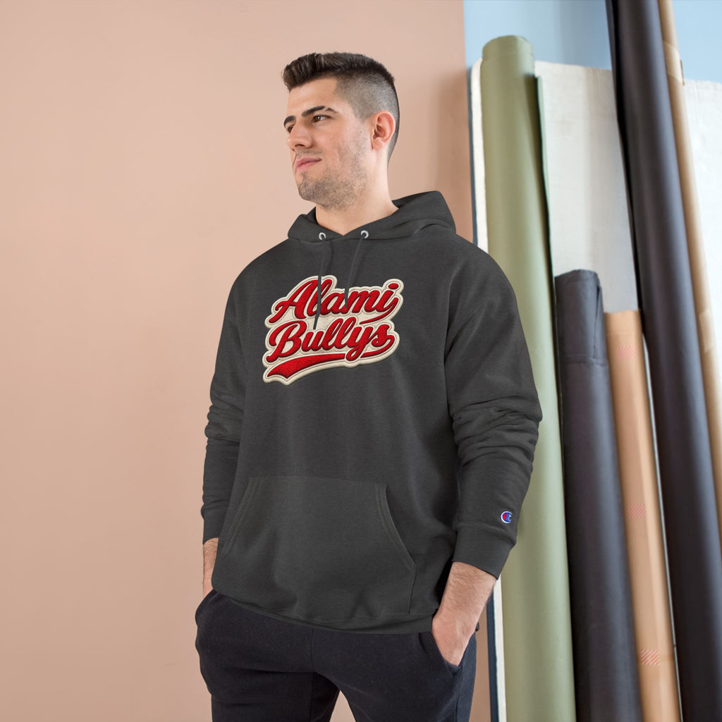 Alami Bullys Champion Hoodie — Retro Script Founders Exclusive
