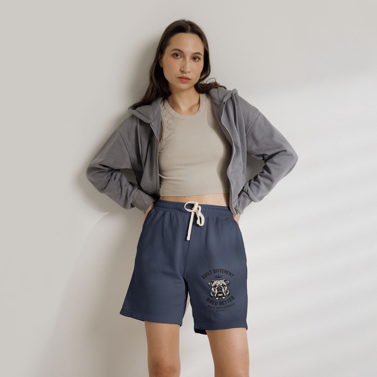 Milk & Honey Logo Sweat Shorts | Fleece Legacy Line