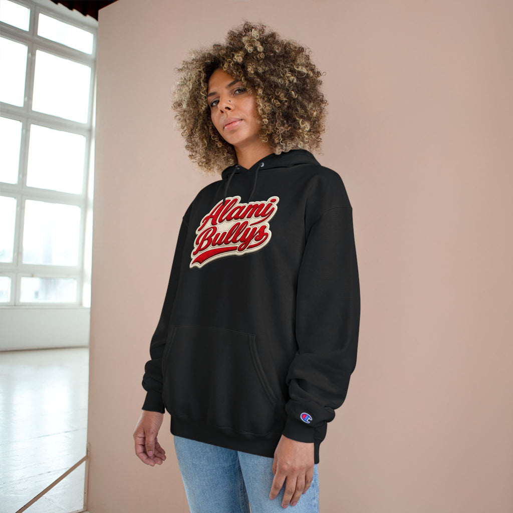 Alami Bullys Champion Hoodie — Retro Script Founders Exclusive