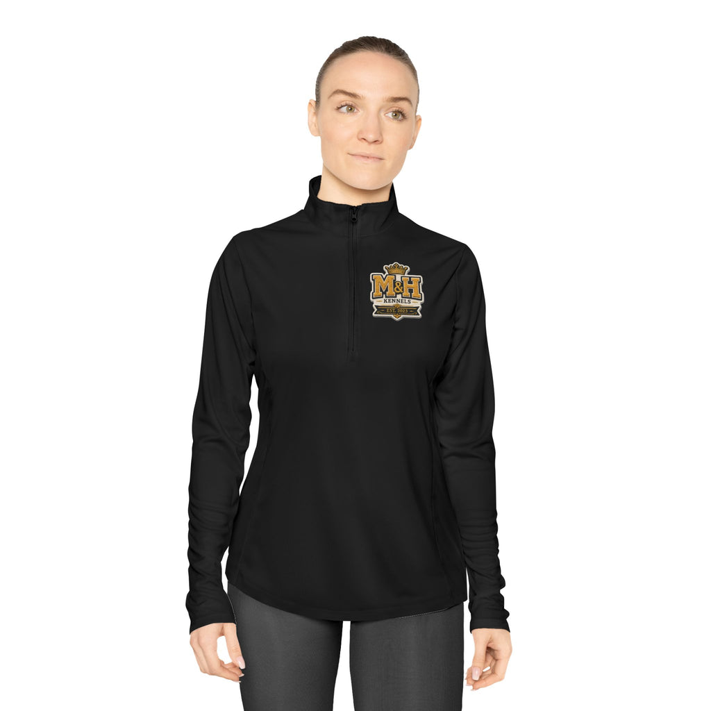 Ladies Quarter-Zip Bees Sting Pullover