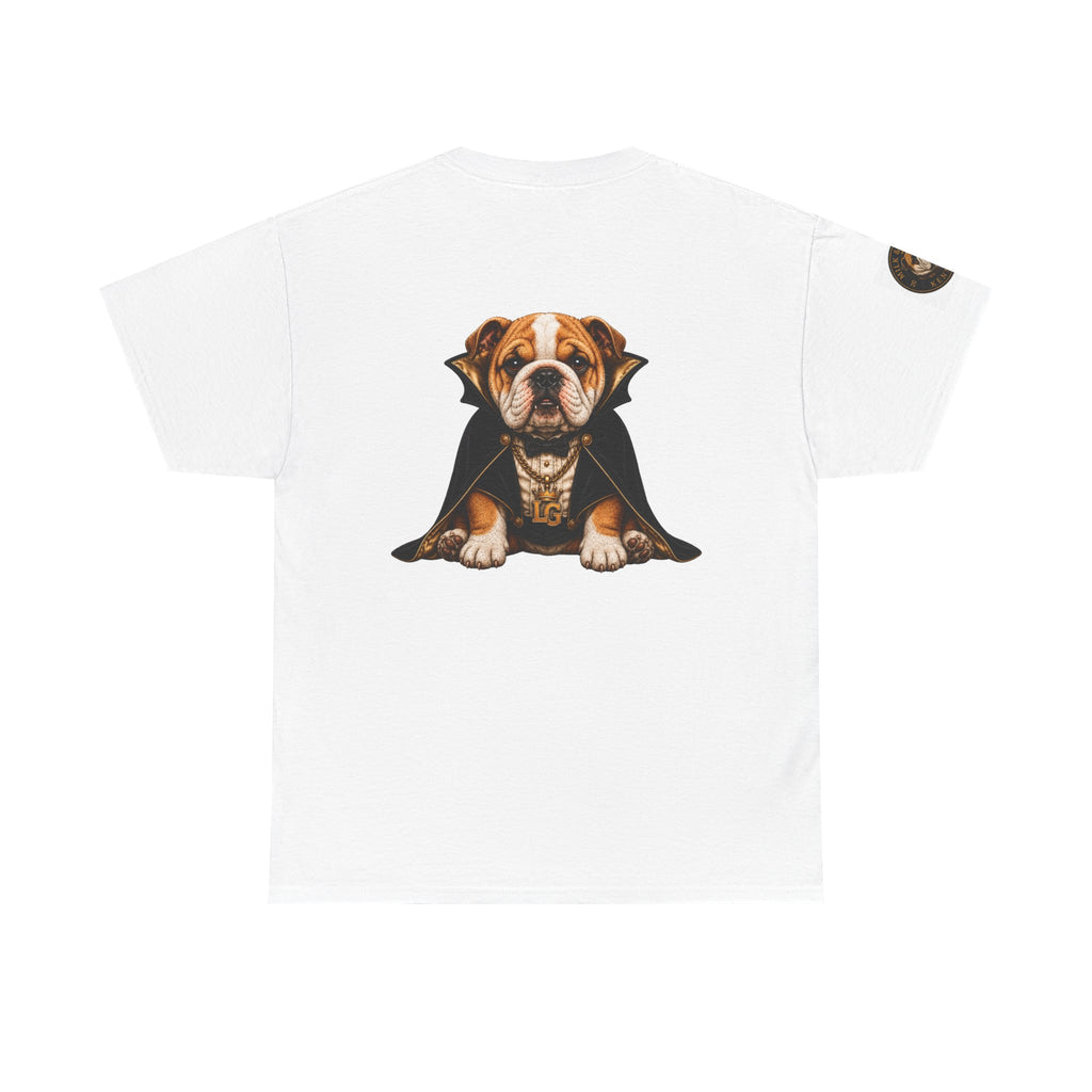 Lil Groot Vampire Halloween English Bulldog T-Shirt – Unisex Heavy Cotton Tee