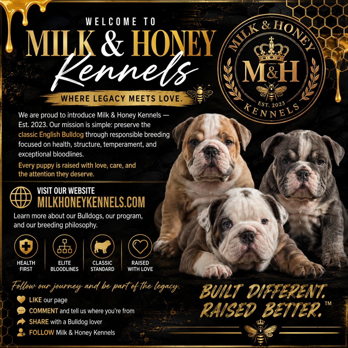 The Milk and Honey Kennels legacy